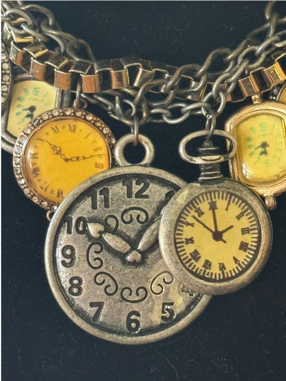 Vintage Watch necklace, 15"